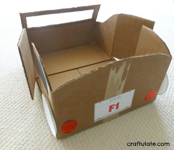 Cardboard Box Car