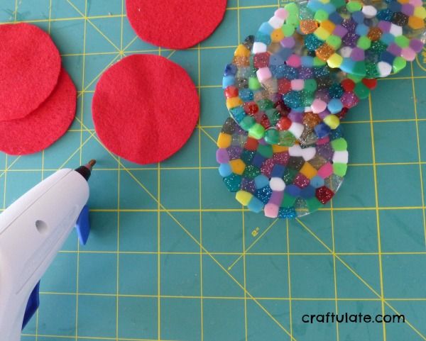 Melty Bead Coasters - a fun craft for kids to make and perfect for gifts!