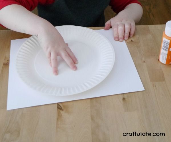 Paper Plate Spin Art Planets - Craftulate