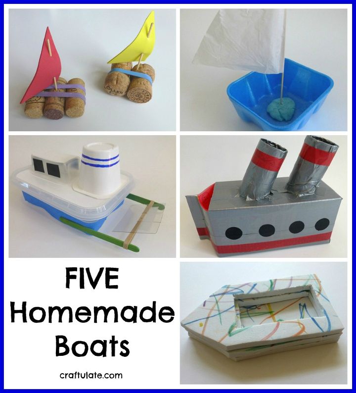 Five Homemade Boats