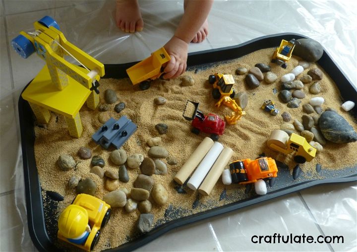 Construction Site Sensory Play