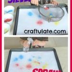 Powdered Chalk Spray Painting