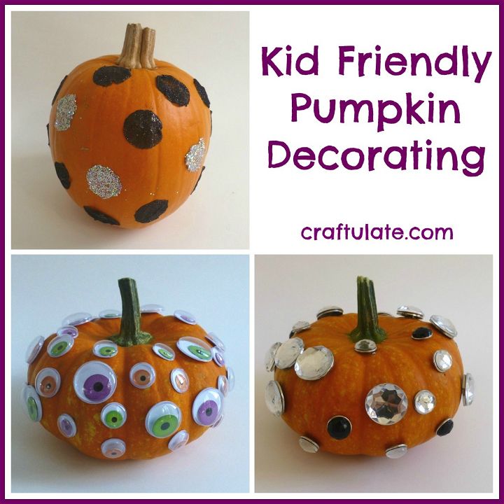 Kid Friendly Pumpkin Decorating