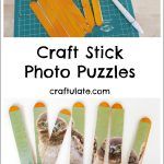 Craft Stick Photo Puzzles