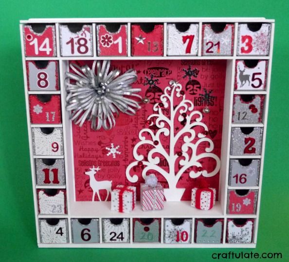 3D Advent Calendar Craftulate