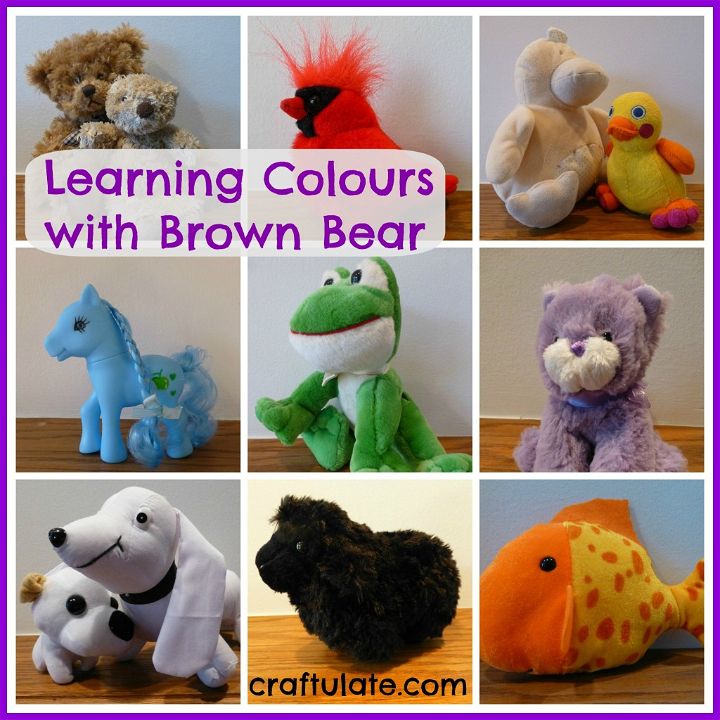 Learning Colours with Brown Bear - a nine week series