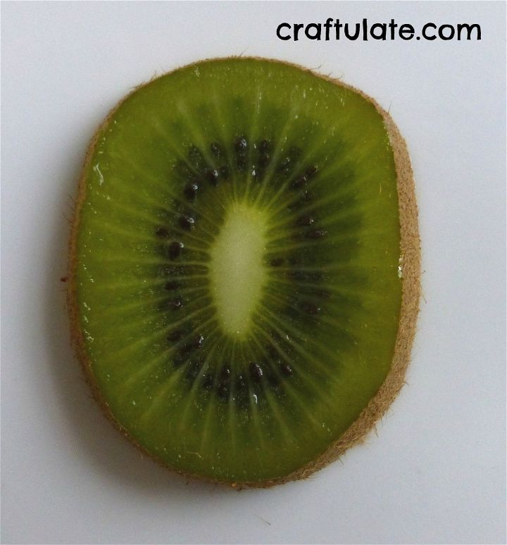 Craftulate: Kiwi Fruit Collage