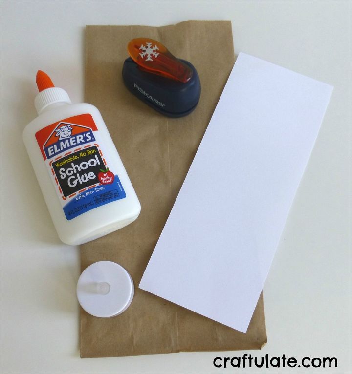 Craftulate: Paper Bag Luminary [Fine Motor Fridays]