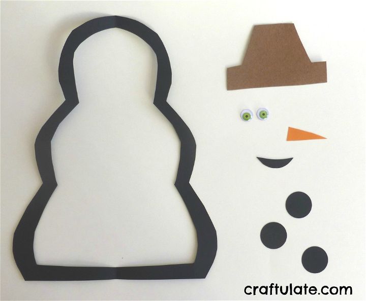 Craftulate: Snowman Suncatcher