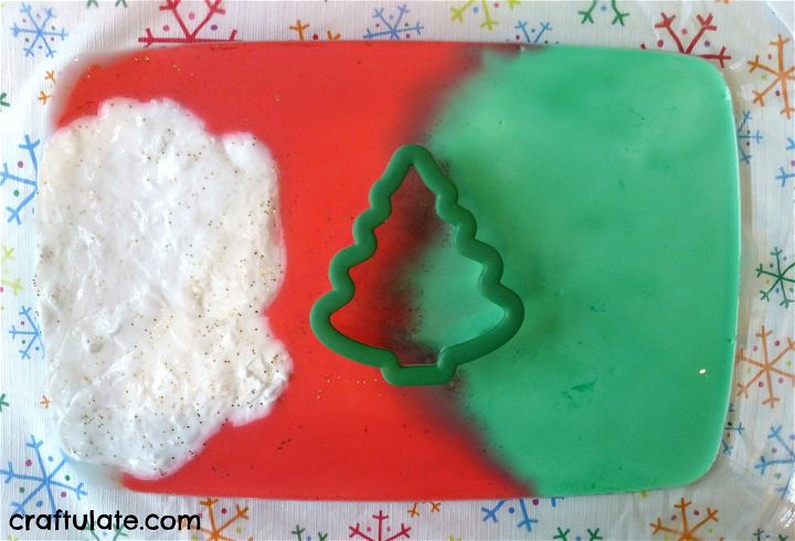 Christmas Slime for Sensory Play