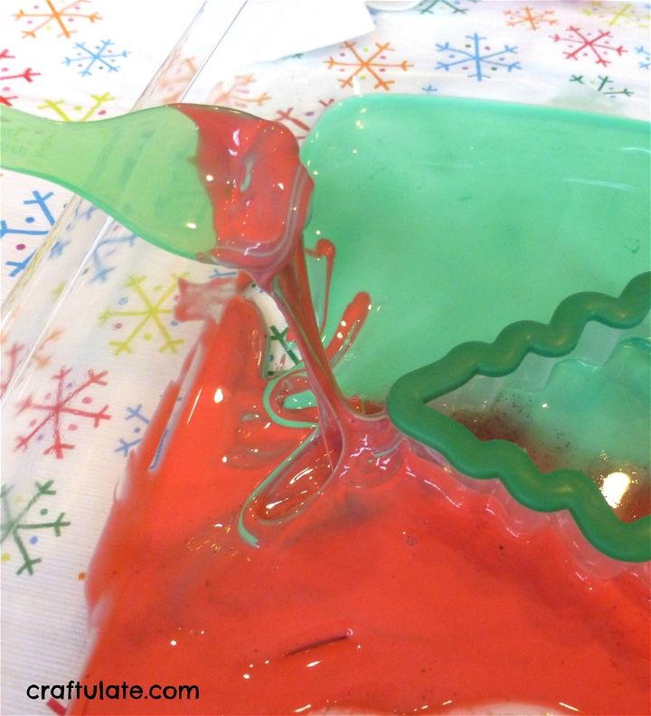 Christmas Slime for Sensory Play