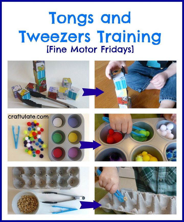 DIY craft tweezers for kids  Did you see this over on my