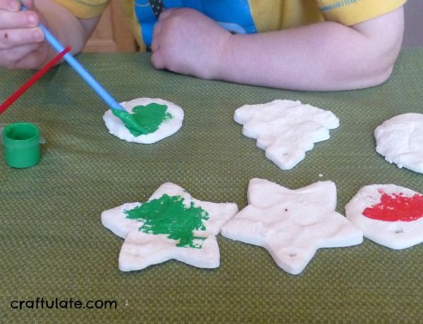Christmas Clay Ornaments for Toddlers To Make