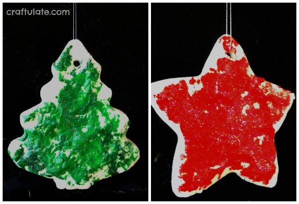 Christmas Clay Ornaments for Toddlers To Make