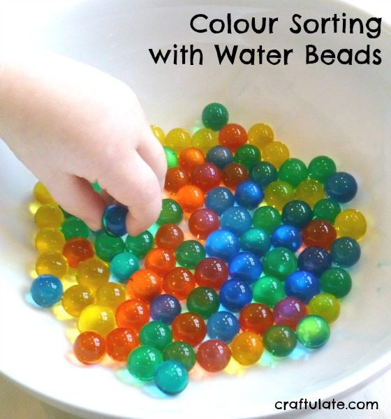 Colour Sorting with Water Beads