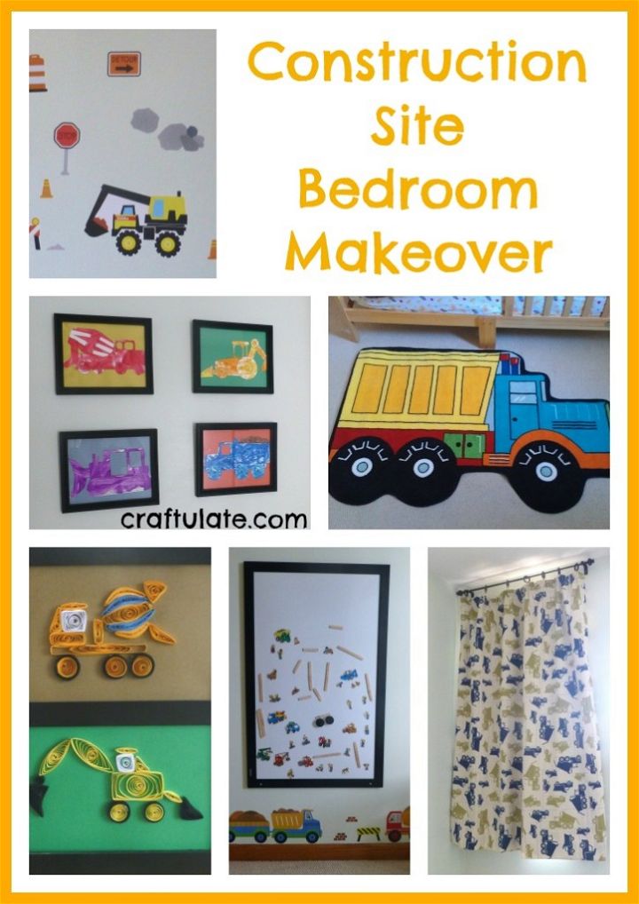 Construction Site Bedroom Makeover