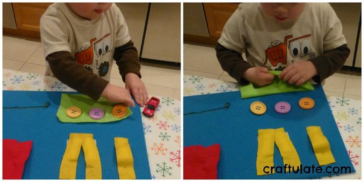 Fine Motor Clothes Fastenings Board