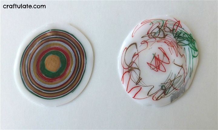 Melted Plastic Cup Ornaments
