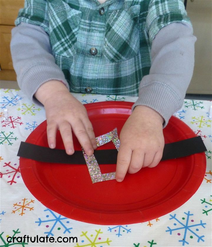 Paper Plate Santa Craft