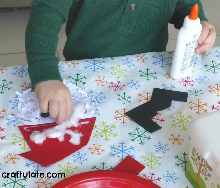 Paper Plate Santa Craft