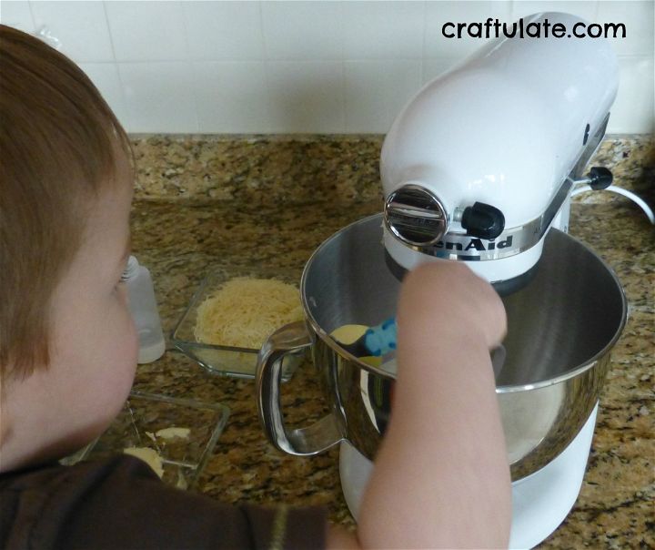 Toddler Made Cheese Crackers