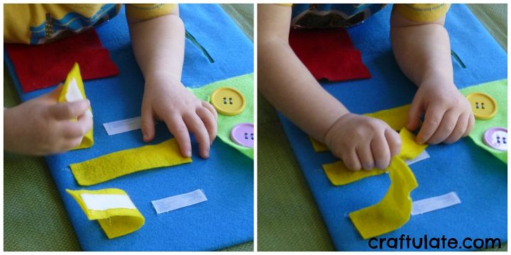 Fine Motor Clothes Fastenings Board