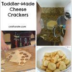 Toddler Made Cheese Crackers