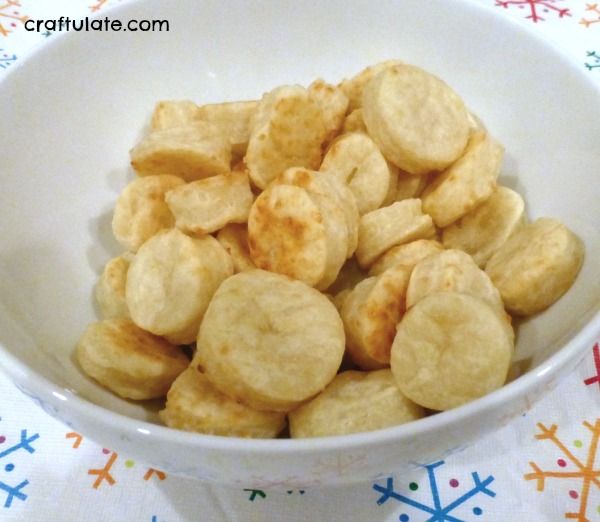 Toddler Made Cheese Crackers - super easy recipe for kids to make