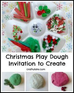 Christmas Play Dough - Invitation to Create - Craftulate