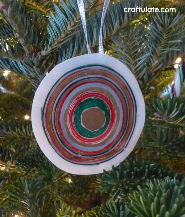 Melted Plastic Cup Ornaments