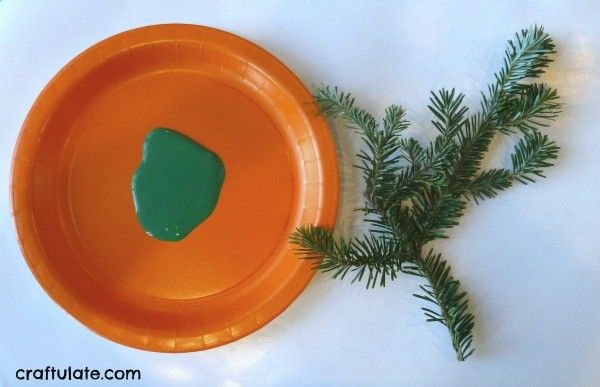 Christmas Tree and Ornament Art for Toddlers - two fun art processes!