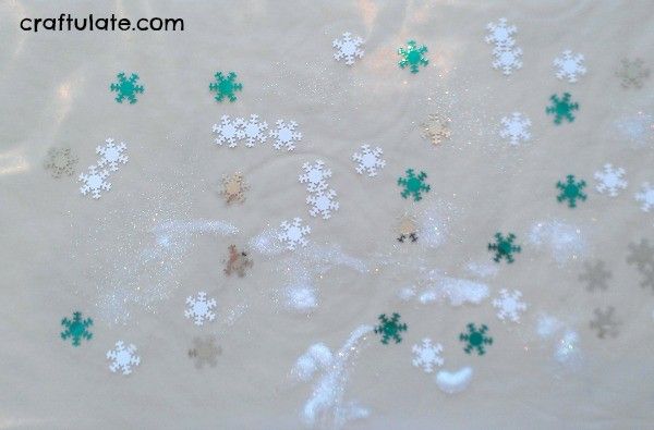 Snowflake Card Craft for Little Kids