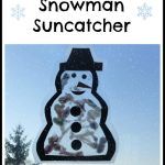 Snowman Suncatcher