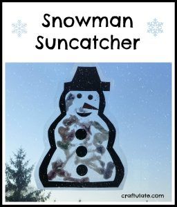 Snowman Suncatcher