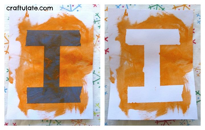 Toddler-Made Tape Resist Banner