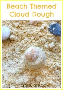 Beach Themed Cloud Dough