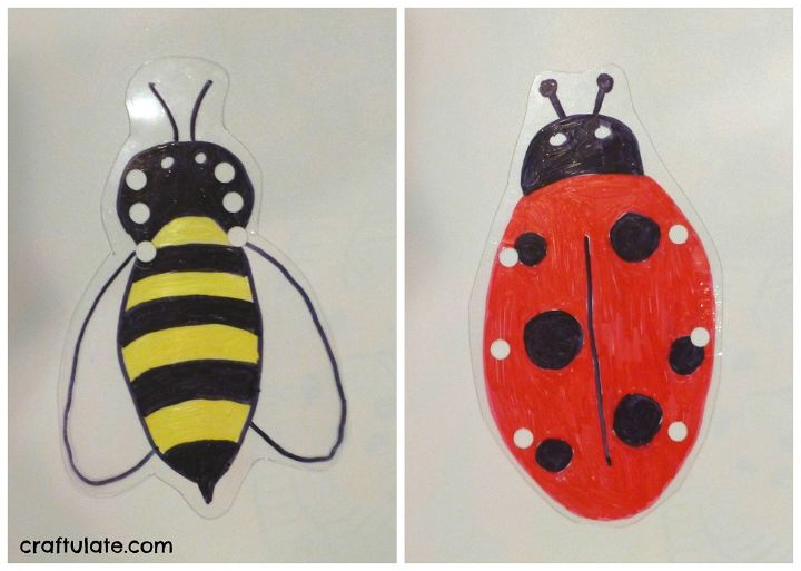 DIY Spring Bug Pins (with Shrinky Dinks) — Entertain the Idea