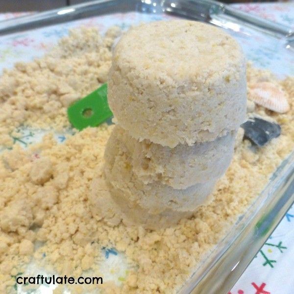 Beach Themed Cloud Dough