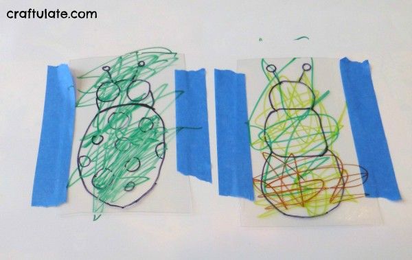 Shrinky Dink Bugs