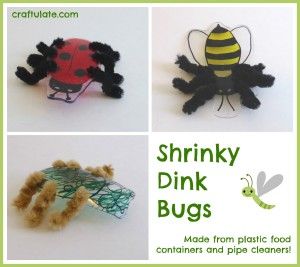Shrinky Dink Bugs