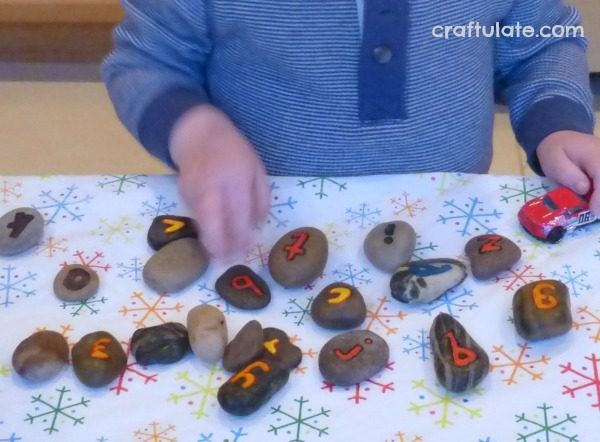 Alphabet Rocks - a tactile learning tool for little kids