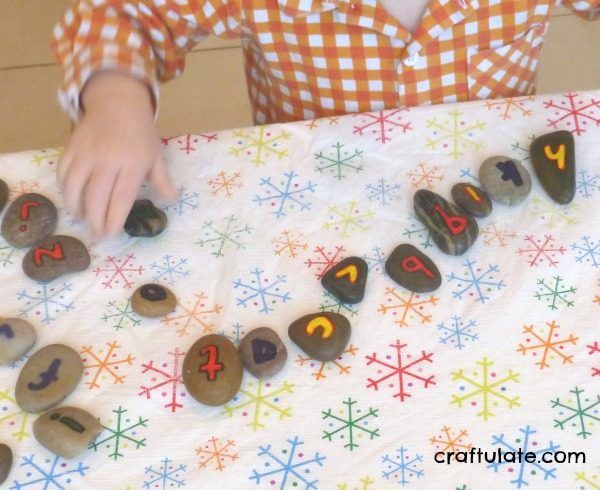 Alphabet Rocks - a tactile learning tool for little kids