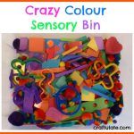 Crazy Colour Sensory Bin