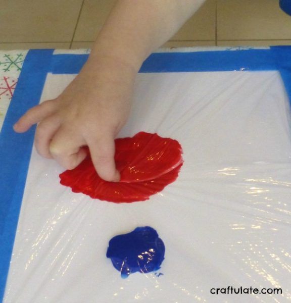 Mess Free Primary Color Mixing