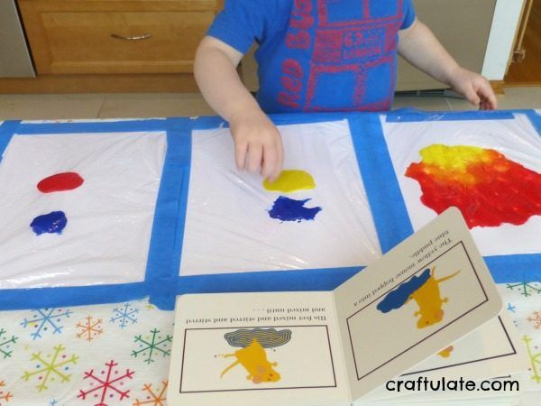 Mess Free Primary Color Mixing