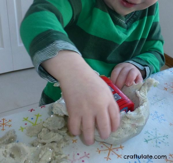 Train-Themed Unwrapping - fine motor activity