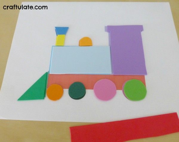 Train Shape Matching Puzzle