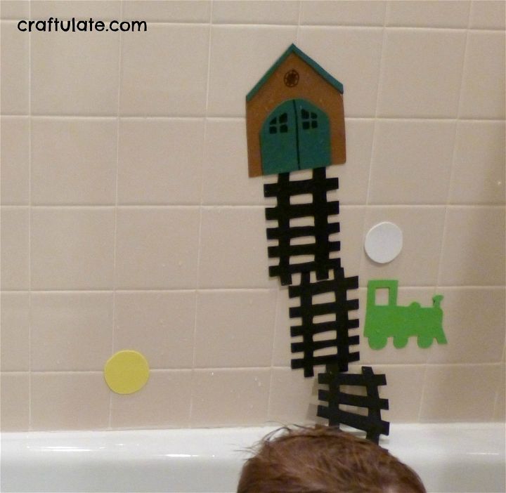 DIY Train Set for the Bath