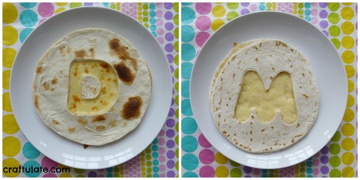 Easy Personalised Quesadillas for Kids