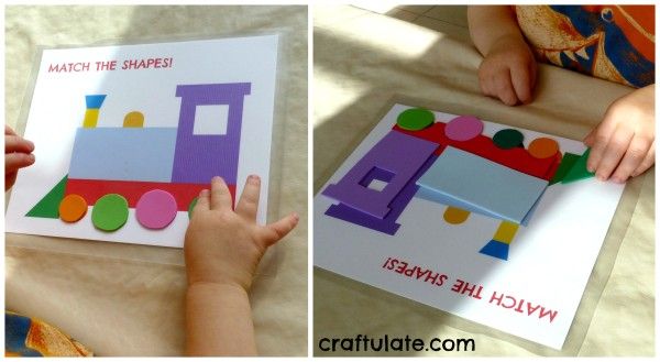 Train Shape Matching Puzzle